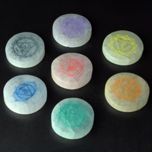 Lot de 7 Plaques de Charge Chakra