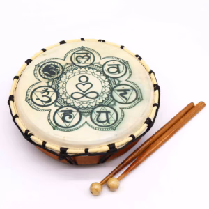 Chakra - Schamanische Trommel mit Stock - 25cm