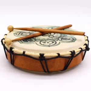 Chakra - Schamanische Trommel mit Stock - 25cm