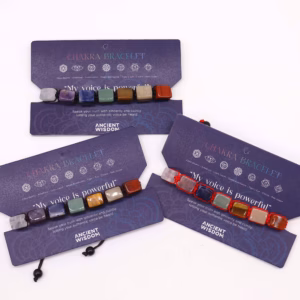 Chakra String Armbånd - Tromlede Steiner