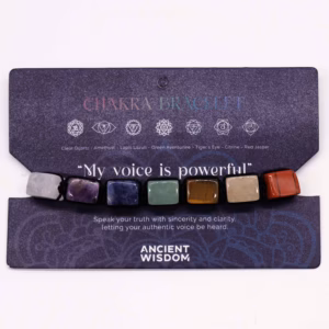 Chakra String Armbånd - Tromlede Steiner