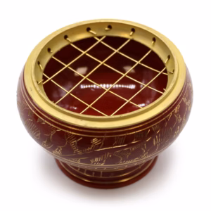 Chakra Tall Carbón Incienso Jar - Root