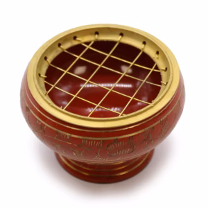 Brûleur d'Encens pour Charbon de Bois - Chakra - Sacré - Grand