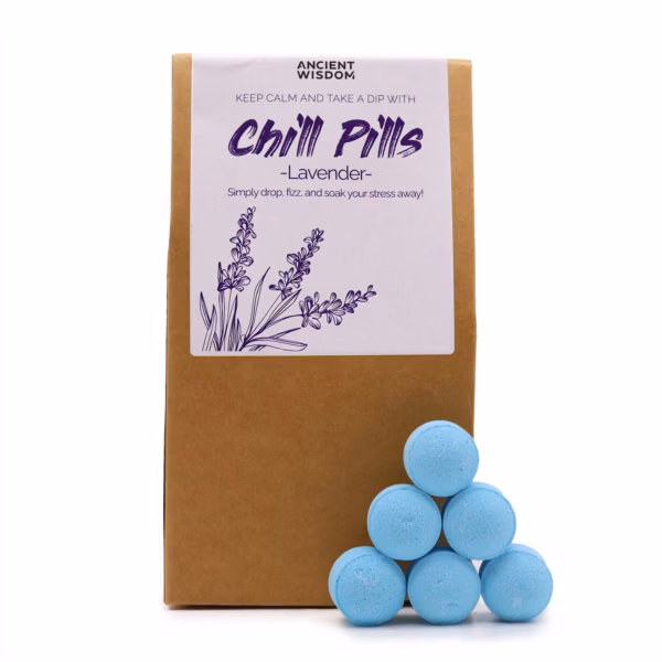 Chill Pills Badebomber Gavepakke 350g - Lavendel