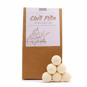 Chill Pills Badebomber Gavepakke 350g - Vanilla Cup Cake