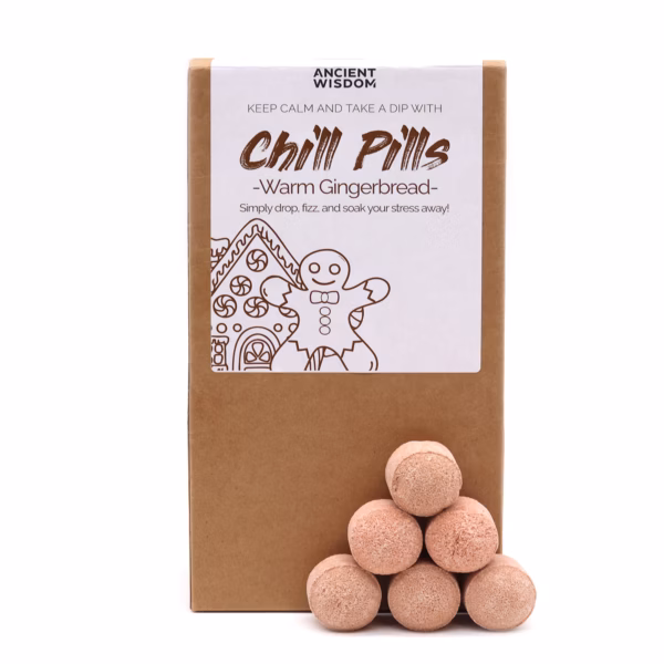 Paquet Cadeau de Mini Bombes de Bain 350g - Pain d'Épices Chaud