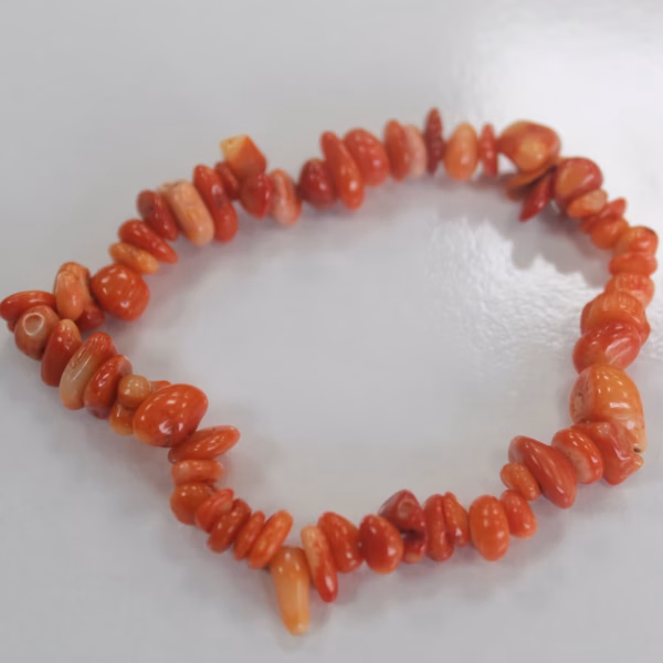 Spaansteen Armband - Koraaliet