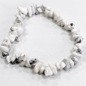 Armband - Chipstone Weißer Jaspis