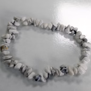 Chipstone Armbånd - Hvit Jaspis