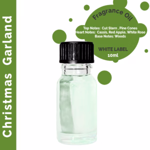 Guirnalda de Navidad Aceite de Fragancia 10ml - Etiqueta Blanca