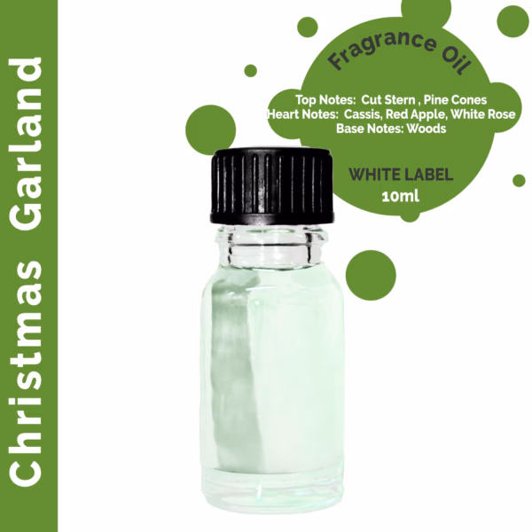 Weihnachtsgirlande Duftöl 10ml - Weiß Label