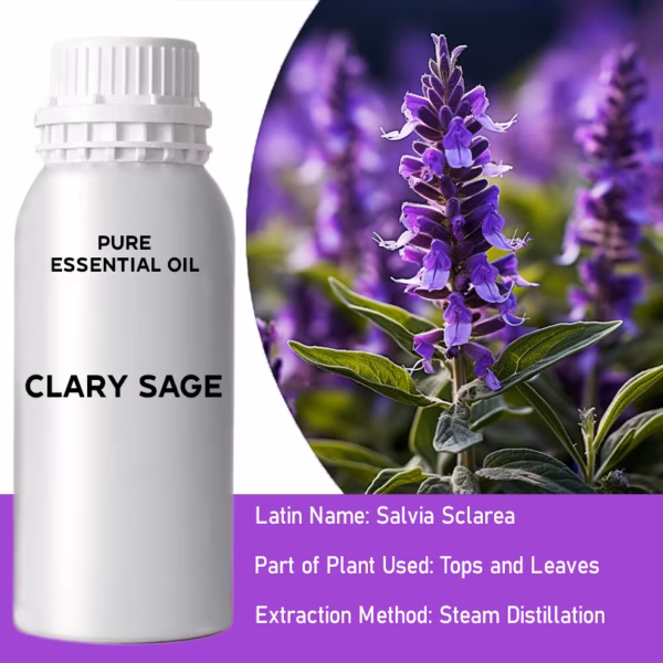 Clary Sage Pure Essential Oil 500ml