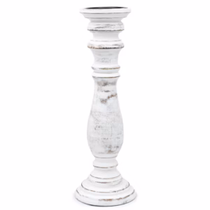 Bougeoir Classique - Blanchi - Grand