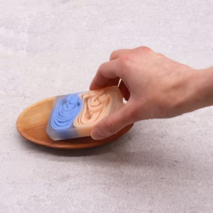 Klassisk Tvålfat av Naseberryträ - Oval