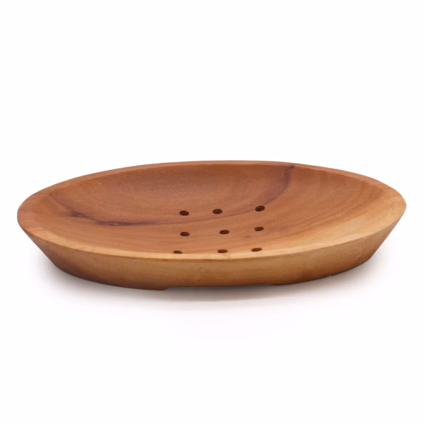 Klassisk Tvålfat av Naseberryträ - Oval