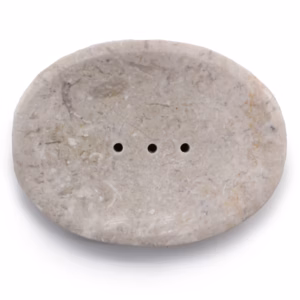 Porte - Savon Ovale Classique Crème Marbre