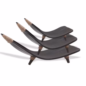 Kokosblad Fruitschaal Set - Chocolade