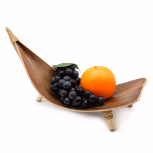 Kokosblad Fruitschaal Set - Naturel
