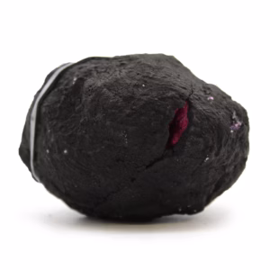 Geodas de Calsita Coloreada - Roca Negra - Rojo Oscuro