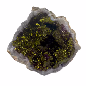 Gekleurde Calciet Geodes - Natuurlijke Steen - Roze en Goud