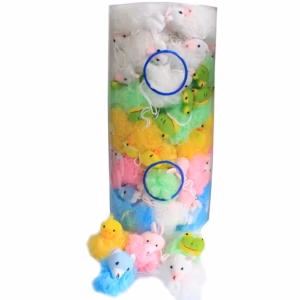 Katoenen Dieren Badlelie Karakters in Display Koker - 27gr