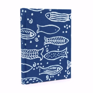 Cuadernos Encuadernados en Algodon 20x15cm - 96 Pag - Pez Índigo