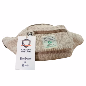 Cotton Hemp Style Belt - Or Fanny Bag - Natural