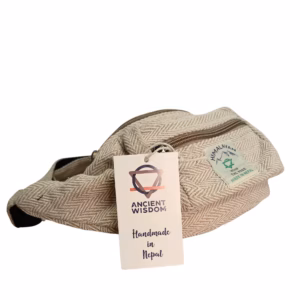 Cotton Hemp Style Belt - Or Fanny Bag - Natural