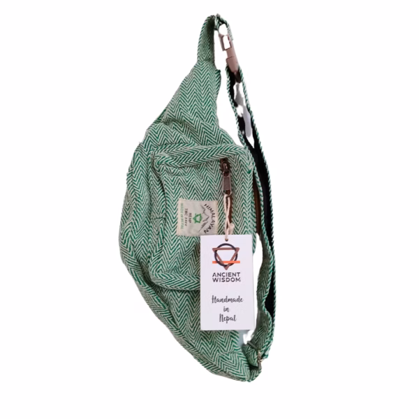 Cotton Hemp Style Belt - Or Fanny Bag - Sage