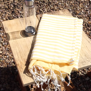 Cotton Pario Throw - 100x180cm - Sunny Yellow
