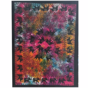 Baumwoll - Wandtücher - Elefantenmandala