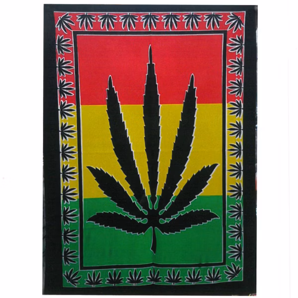 Veggkunst I Bomull - Herbal Leaf