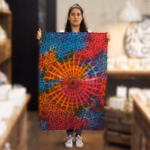 Katoenen Staaf Dekoratie Doeken - Ronde Mandala