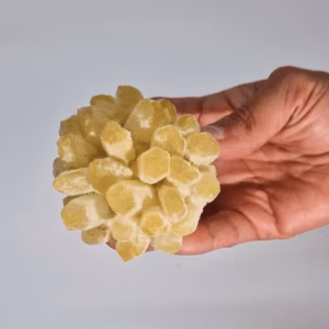 Crafted Natural Quartz Cluster - Yellow Ghost Quartz - Approx. 250 - 300gm - 8cm