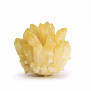 Crafted Natural Quartz Cluster - Yellow Ghost Quartz - Approx. 250 - 300gm - 8cm