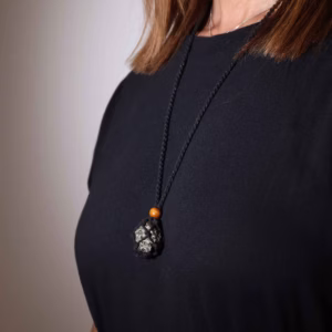 Kristal Edelsteen Ketting Koord 45cm/18inch - Zwart