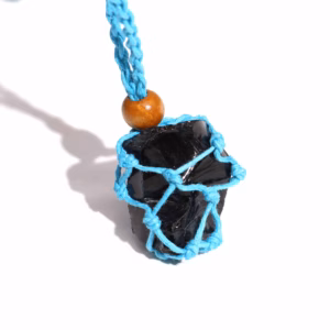 Cordones para Collar de Pieras Preciosas 45cm - Azul