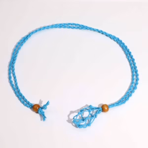 Cordones para Collar de Pieras Preciosas 45cm - Azul