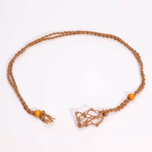 Cordons Collier Pierres & Cristal 45cm/18inch - Marron