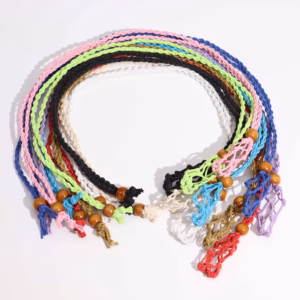 Cordons Collier Pierres & Cristal 45cm/18inch - Mix Pack 5 de Chaque Couleur