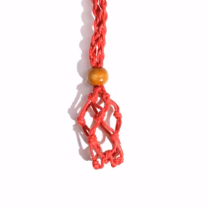 Cordones para Collar de Pieras Preciosas 45cm - Rojo