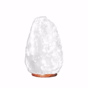 Lampe au Sel de l'Himalaya Roche de Cristal avec Base - Env. 2 - 3kg