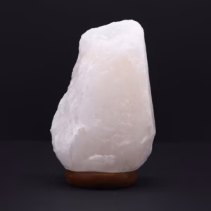 Lampe au Sel de l'Himalaya Roche de Cristal avec Base - Env. 2 - 3kg