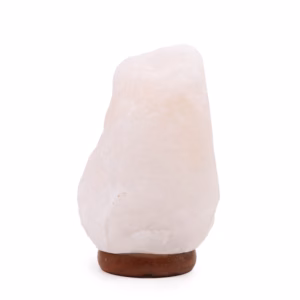 Lampe au Sel de l'Himalaya Roche de Cristal avec Base - Env. 2 - 3kg