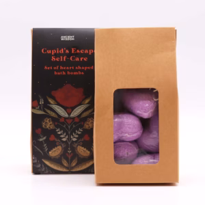 Set de Bombas de Baño de Corazón - Escapada de Cupido Autocuidado