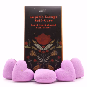Set de Bombas de Baño de Corazón - Escapada de Cupido Autocuidado