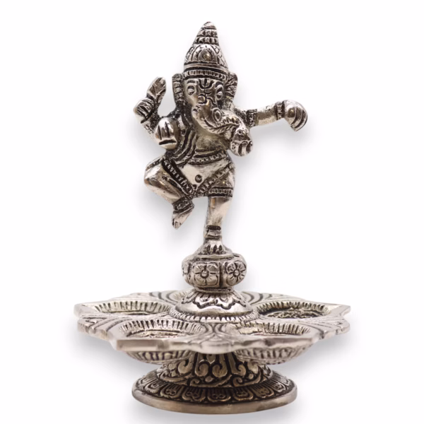 Dansende Ganesha Røkelsesholder 14x10cm