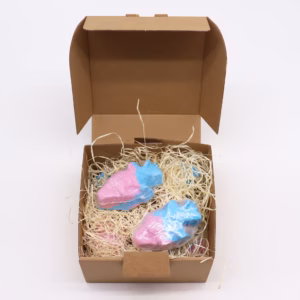 Dinosaur Bathbomb 80g - Blåbær