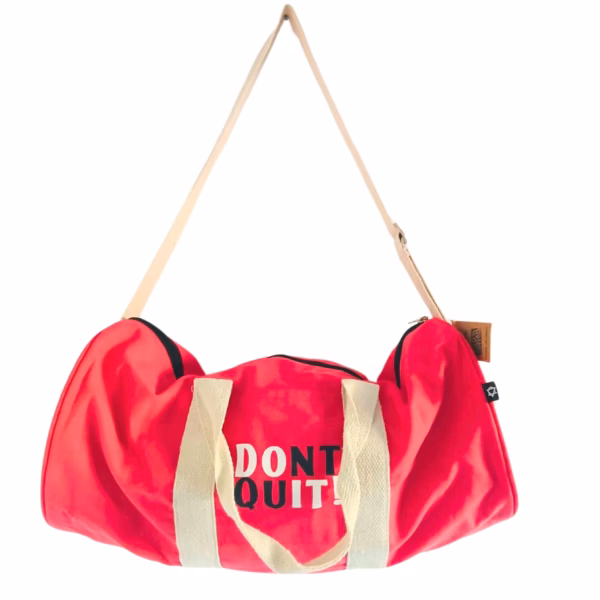 Don't Quit Gym Bag - Cherry Pink - 219C