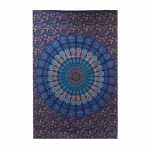 Double Cotton Bedspread + Wall Hanging - Classic Mandala 230cm x - 200cm
